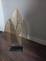 te koop: ornament, gouden veren op standaard, Ophalen of Verzenden, Zo goed als nieuw
