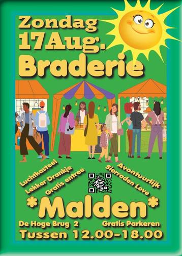  Braderie Malden 17 augustus – Snuffel, scoor en snack! beschikbaar voor biedingen