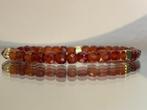 Edelsteen armband met hessoniet, Verzenden, Nieuw