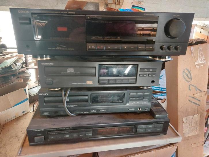 Vintage Audio Set: Denon, Sony, Samsung, Onkyo, Audio, Tv en Foto, Stereo-sets, Gebruikt, Cassettedeck, Cd-speler, Tuner of Radio