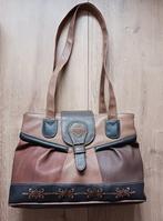 Mick Gwendt schoudertas Bruin leer, Sieraden, Tassen en Uiterlijk, Ophalen of Verzenden, Zo goed als nieuw, Bruin, Handtas