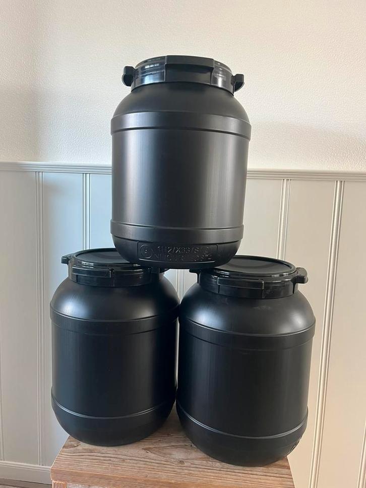 3 Voertonnen van 26 liter, Huis en Inrichting, Emmers, Nieuw, Overige materialen, Ophalen