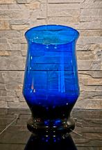 Grote antieke cobalt blauwe vaas, Antiek en Kunst, Ophalen of Verzenden
