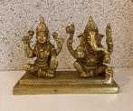 Bronzen beeld Ganesha en Lakshmi, Huis en Inrichting, Ophalen of Verzenden