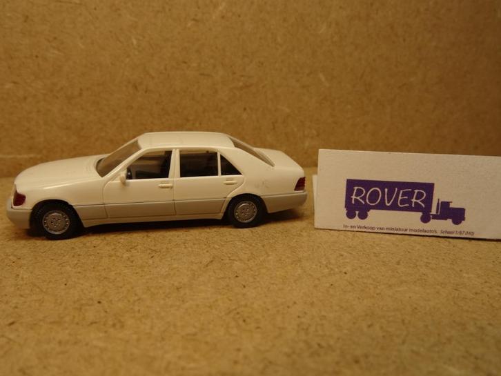 WIKING 1:87, MERCEDES 500-SEL, Wit, Zie Foto`s, Hobby en Vrije tijd, Modelauto's | 1:87, Zo goed als nieuw, Auto, Wiking, Ophalen of Verzenden