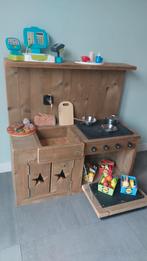 Steigerhouten Speelkeuken - Jorg, Ophalen, Zo goed als nieuw, Hout, Speelkeuken