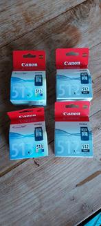 Nieuw! Canon inktcartridge. 2x kleur voor €15. z-w €11 p.st., Nieuw, Canon, Ophalen of Verzenden