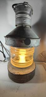 Grote antieke scheepslamp uit inboedel, Ophalen of Verzenden