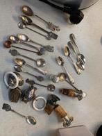 Zilveren lepeltjes bijtringen stoppen enz Info 0646396866, Antiek en Kunst, Ophalen of Verzenden