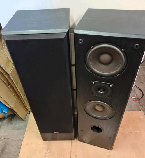 Yamaha kolom luidsprekers nsg40 i.z.g.s. 60-120 watt 3-weg, Audio, Tv en Foto, Luidsprekers, Gebruikt, Front, Rear of Stereo speakers