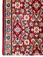 Vintage Perzisch wol vloerkleed loper floral red 60x370cm, Persian Perzisch vintage oosters hype, Gebruikt, Rechthoekig, Crème