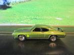 1970 Pontiac GTO The Judge Mattel Hotwheels groenmetallic, Gebruikt, Ophalen of Verzenden, Auto