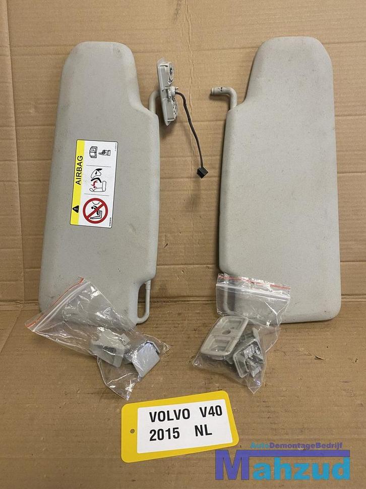 VOLVO V40 zonneklep set links rechts 2012-2019, Auto-onderdelen, Interieur en Bekleding, Volvo, Gebruikt, Ophalen of Verzenden