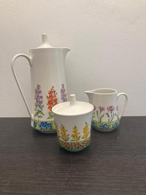 Villeroy & Boch Koffie/Thee Set Bloemmotief, Antiek en Kunst, Antiek | Porselein, Ophalen of Verzenden