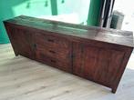 Massief houten dressoir, Ophalen, Gebruikt, 150 tot 200 cm, Met lade(s)