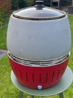 BBQ Lotus Grill XL met deksel, Tuin en Terras, Houtskoolbarbecues, Ophalen, Zo goed als nieuw, LotusGrill, Met accessoires