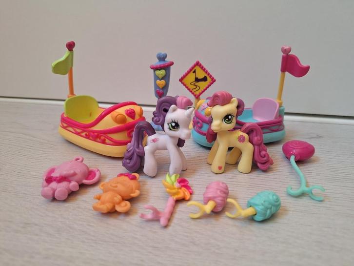 My Little Pony Ponyville Bumper Cars, Kinderen en Baby's, Speelgoed | My Little Pony, Gebruikt, Ophalen of Verzenden
