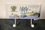 NIEUW - Metalen kapstok “Lavendel”, Wandhaken, Nieuw, Ophalen of Verzenden, Minder dan 100 cm
