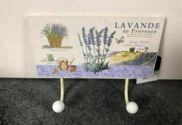 NIEUW - Metalen kapstok “Lavendel”, Huis en Inrichting, Woonaccessoires | Kapstokken, Nieuw, Wandhaken, Minder dan 100 cm, Metaal
