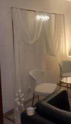 Backdrop incl. boog, gordijnen en sozumuz soz bord, Ophalen of Verzenden, Zo goed als nieuw, Versiering, Valentijn of Romantisch