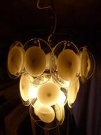 vintage Vistosi space age hanglamp 60/70er, Huis en Inrichting, Lampen | Hanglampen, Ophalen, Gebruikt, Mid century, Glas