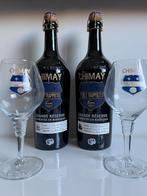 Chimay Grande Réserve (vatgerijpt) 2020/2021 (set + 2x glas), Ophalen, Nieuw, Flesje(s), Overige merken