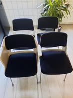 Cordemeijer gispen stoelen,  vintage, design, Huis en Inrichting, Stoelen, Ophalen, Gebruikt, Zwart, Stof