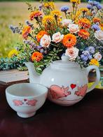 Mooi theepot en de kom, Ophalen of Verzenden, Zo goed als nieuw, Overige stijlen, Overige typen