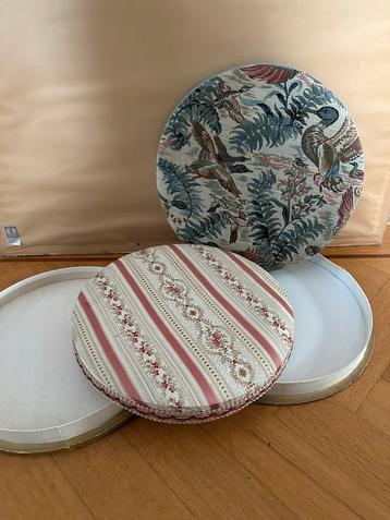 Brocante franse stoffen dozen beschikbaar voor biedingen