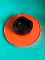 Retro asbak sieradenbakje melamine zwart jaren 60 HELIT, Ophalen of Verzenden, Huis en Inrichting