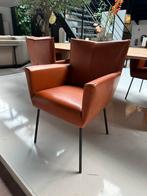 SHOWROOM Mokra Stoelen Design on Stock – Leder Cera, Bruin, Leer, Ophalen of Verzenden, Vijf, Zes of meer stoelen