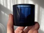 Iittala, Finland: 3 blauwe 'ultramarine' Marimekko Kivi's, Ophalen of Verzenden