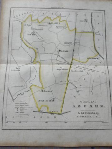 07 / Eduard Fransum Dokwerd  Den Horn Zuidhorn Litho 1862 beschikbaar voor biedingen