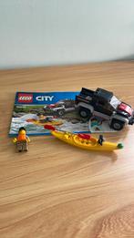 Lego city set 60240 kajak kano voertuig pickup compleet truc, Complete set, Gebruikt, Ophalen of Verzenden, Lego