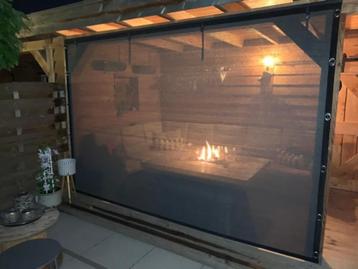 Verandadoek standaard maten bv met zeilogen 300x200cm €99,-