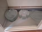 Glazen Borden Set, Huis en Inrichting, Keuken | Servies, Ophalen, Gebruikt, Glas, Bord(en)