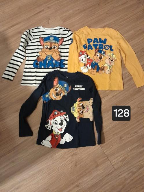 3 paw patrol shirts maat 128 lange mouwen, Kinderen en Baby's, Kinderkleding | Maat 128, Nieuw, Jongen, Shirt of Longsleeve, Ophalen of Verzenden