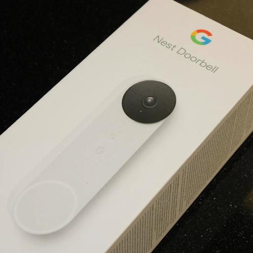 Google Nest Deurbel GA01318-FR, Huis en Inrichting, Deurbellen, Zo goed als nieuw, Ingebouwde camera, Compatibel met smartphone
