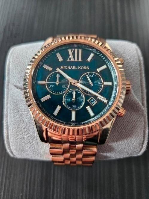 Michael Kors Horloge Goud, Sieraden, Tassen en Uiterlijk, Horloges | Heren, Zo goed als nieuw, Polshorloge, Overige merken, Staal