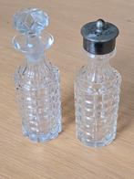 Antieke Art Deco Kristallen geslepen parfum set €39, Ophalen of Verzenden