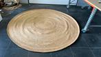 Jute vloerkleed - 240 cm - rond - naturel -#5, Rond, Natuurlijk, Ophalen of Verzenden, 200 cm of meer