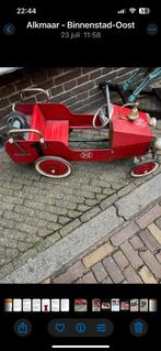 Retro metalen brandweer Trapauto, Ophalen of Verzenden, Zo goed als nieuw, Overige merken