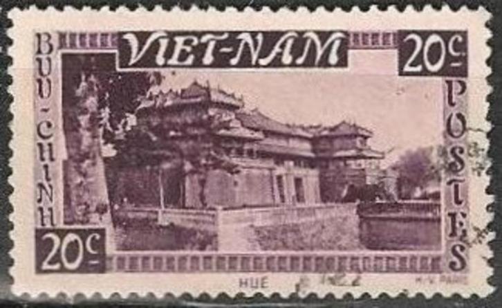 Vietnam No.62 O. ADV. no.114 IJ., Postzegels en Munten, Postzegels | Azië, Gestempeld, Zuidoost-Azië, Ophalen of Verzenden