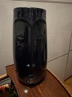 Vaas HK Living, Zwart, Aardewerk of Porselein, Ophalen of Verzenden, Zo goed als nieuw