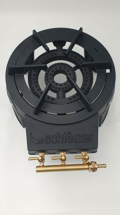 Wokbrander Gietijzer Gaspit Campingkooktoestel Schlëizer Ger, Caravans en Kamperen, Kampeeraccessoires, Nieuw, Ophalen of Verzenden