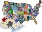 Silhouette vormenpuzzels Sunsout American Quilt, Hobby en Vrije tijd, Denksport en Puzzels, Ophalen of Verzenden, 500 t/m 1500 stukjes