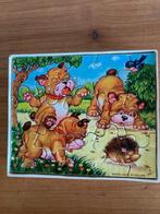 Vintage Simplex Triplex 2-in-1 Houten Puzzel, 2 tot 4 jaar, Gebruikt, 10 tot 50 stukjes, Ophalen of Verzenden
