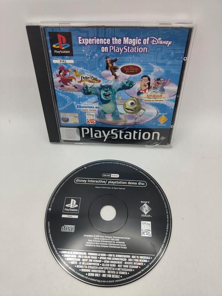Disney Demo Disc - PS1, Spelcomputers en Games, Games | Sony PlayStation 1, Gebruikt, Avontuur en Actie, 1 speler, Vanaf 3 jaar