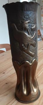 Oude Franse loopgravenkunst vaas, Antiek en Kunst, Ophalen of Verzenden