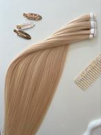 100% VIRGIN HAIR! Invisible tape in weft hair extension, Ophalen of Verzenden, Nieuw, Pruik of Haarverlenging